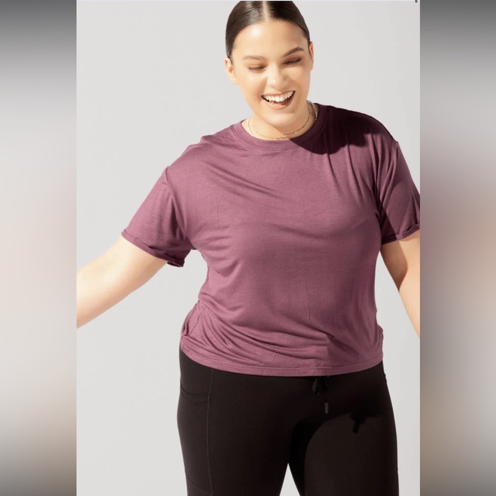 POPFLEX ACTIVE The Perfect Tee - Huckleberry